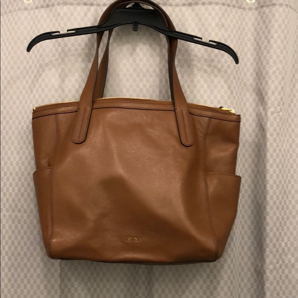 Fossil Zippered Tote